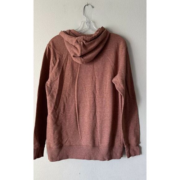 Billabong Men’s Size Small Pullover Hoodie Sweater Burnt Orange Comfy - Picture 2 of 5